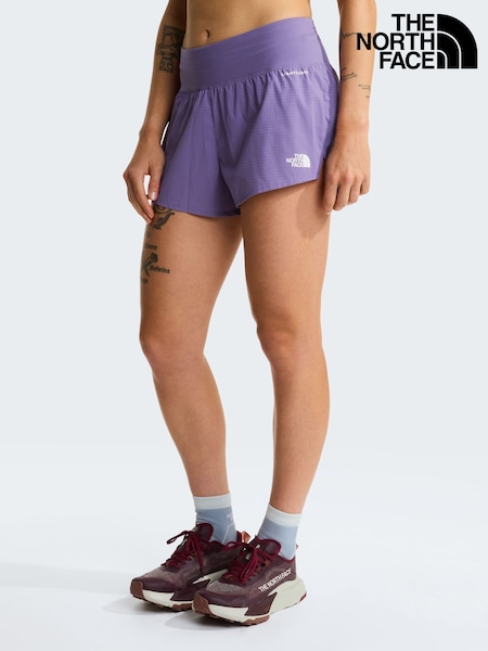 Purple - The North Face Sunriser 3inch Shorts
