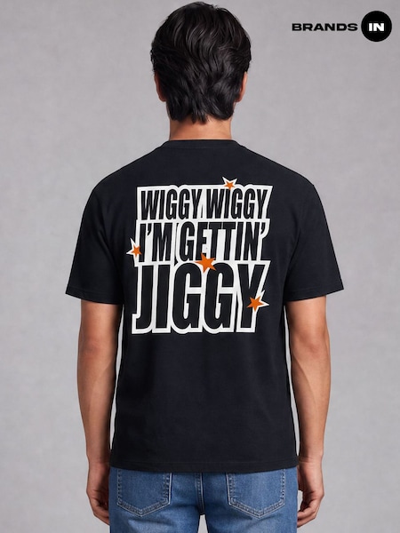 Black - Regular Brands In Music Five Wiggy T-shirt