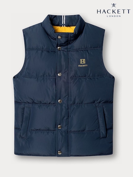 Azul - Chaleco de la marca Hackett