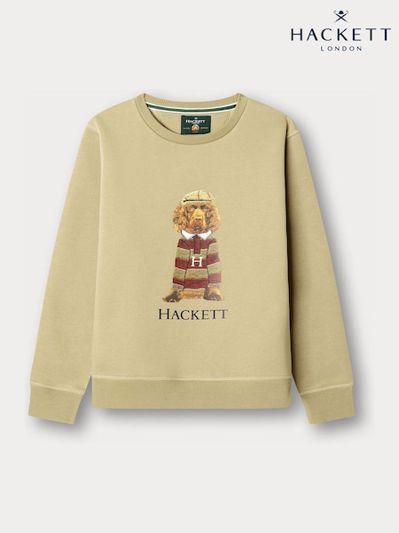 Green - Hackett Harry Crew Neck Sweat Top