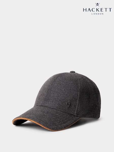 Grey - Regular Hackett Flannel Cap