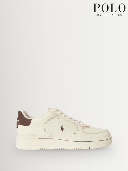 White - Regular Polo Ralph Lauren Masters Court Trainers