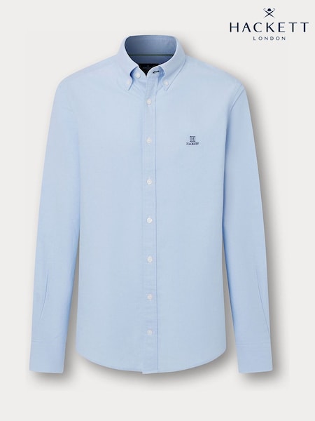 Azul - Hackett Classic Fit Short Sleeve Union Jack Shirt