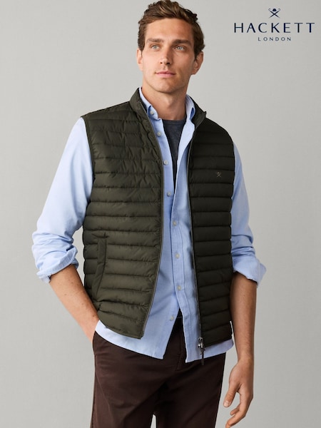 Zaļš - Regular Hackett Ultra Lightweight Gilet