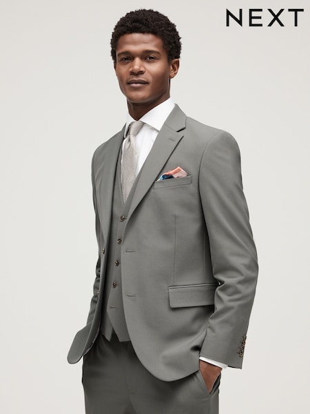 Green Slim Fit Motionflex Stretch Suit Jacket (935601) | €16