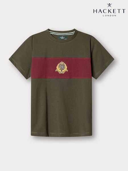 Zaļš - Hackett Classic Fit Harry T-shirt