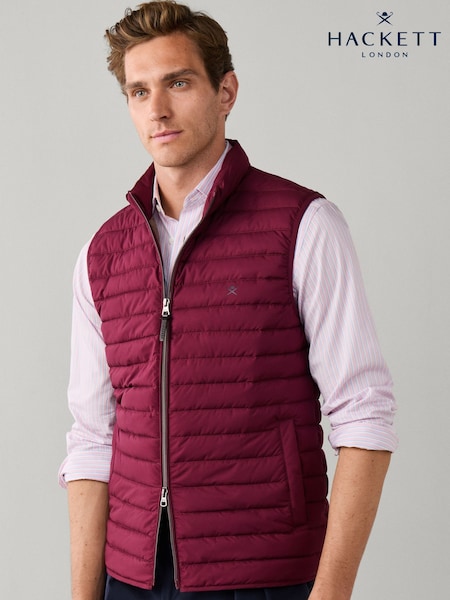 Red - Regular Hackett Ultra Lightweight Gilet