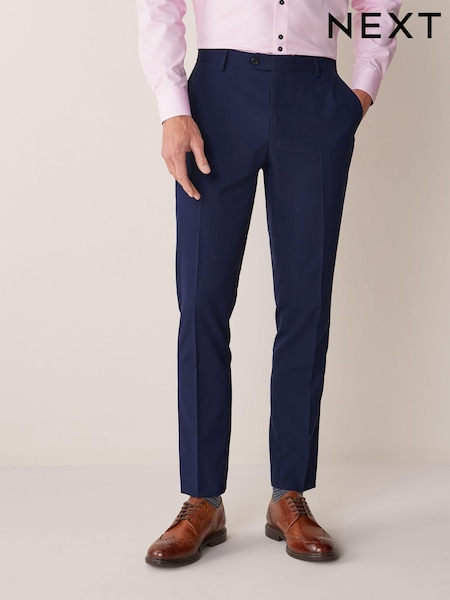 Bright Blue Slim Fit Suit Trousers (935911) | €48
