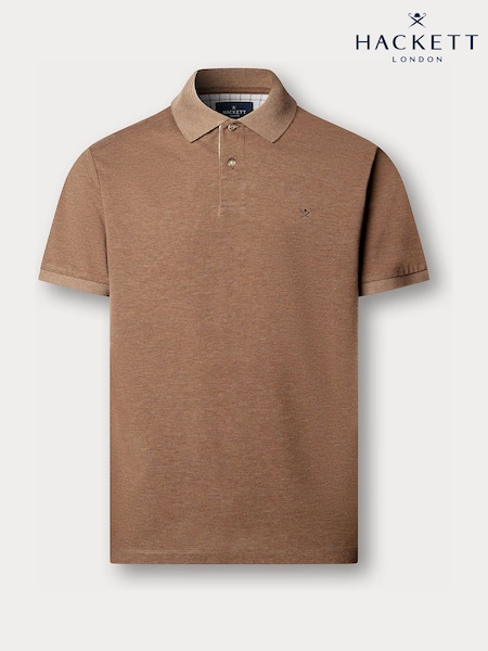 Castanho - Hackett Classic Fit Crest Panel T-shirt