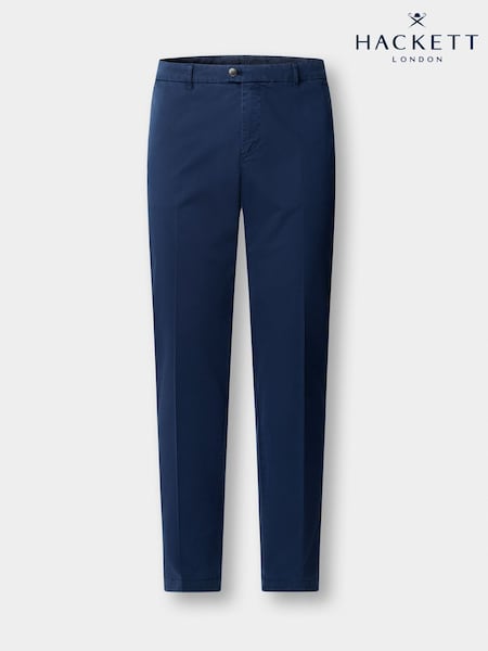 Blue - Regular Hackett Slim Fit Kensington Heritage Chinos