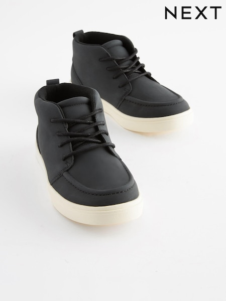 Black Standard Fit (F) Smart Lace-Up Boots (936196) | €7 - €9
