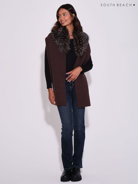 Maro - South Beach Faux Fur Collar Scarf