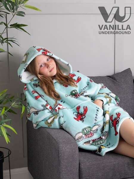 Vanilla Underground Blue Friends Girls Blanket Hoodie (936819) | €36