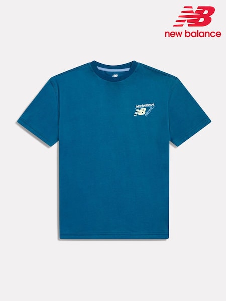 Blue - New Balance Athletics Running Graphic T-shirt