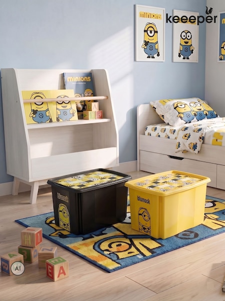 Keeeper 2 Pack 30l Minions Turning Stacking Boxes