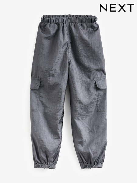 Charcoal Grey Parachute Cargo Cuffed Trousers (3-16yrs) (937083) | € 5 - € 6