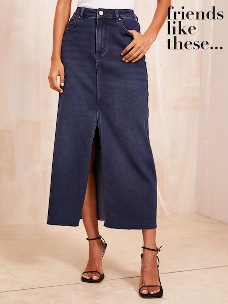Friends Like These A Line Split Front Maxi Skirt (937106) | 208 LEI