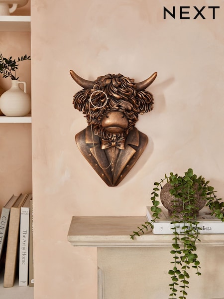 Bronze Dressed Up Hamish Head Wall Art (937247) | €45