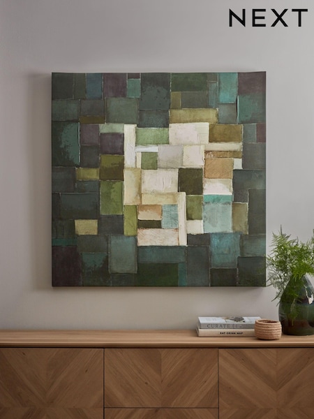 Green Abstract Canvas Wall Art (937437) | €106