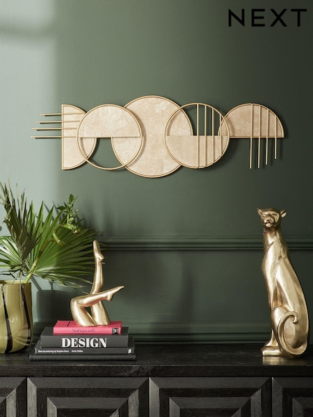 Natural Marble Effect Abstract Metal Wall Art (937441) | €89