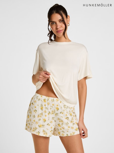 Valkoinen - Hunkemöller Daisy Pyjamas Set