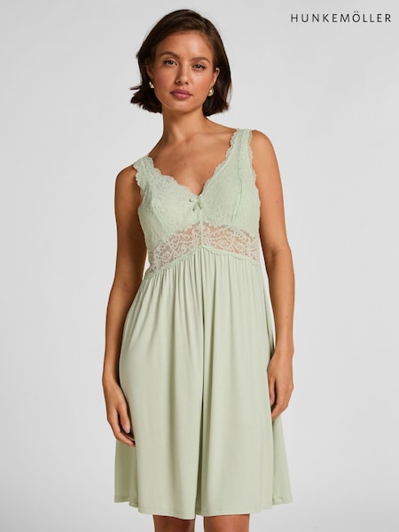 Berde - Hunkemöller Nora Lace Slip Dress