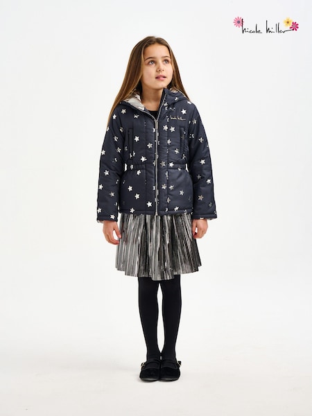 Nicole Miller Foil Star Printed Black Jacket (938180) | €25 - €30
