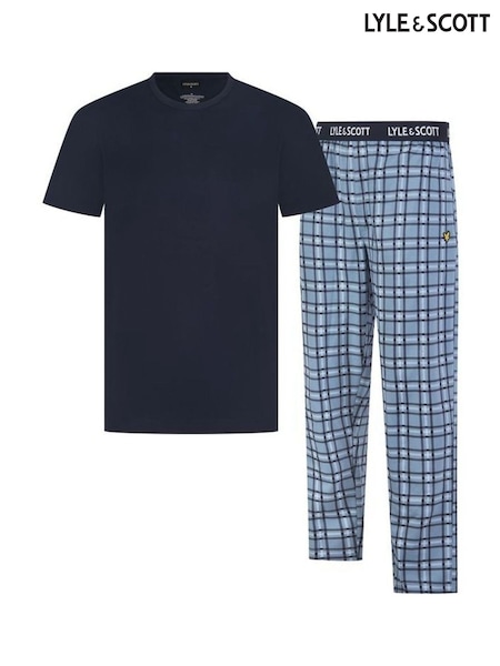 Blue - Regular Lyle & Scott Marino Sleepwear Set