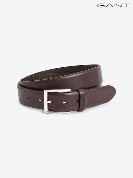 GANT Rich Brown Classic Leather Belt (938960) | 185 QAR