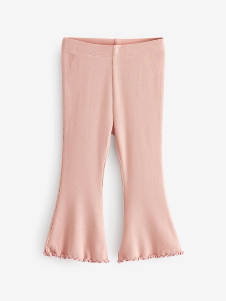 Pale Pink Rib Flare Leggings (3mths-7yrs) (940250) | €6 - €8