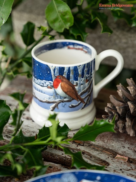Emma Bridgewater кружка с принтом Robin 1/2