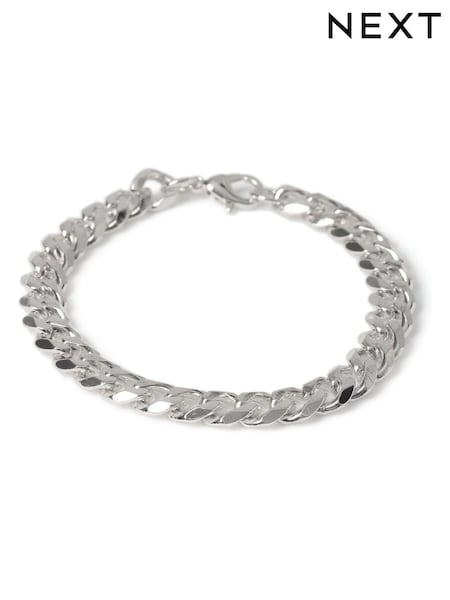 Silver Tone Steel Chain Wristwear (941030) | €25