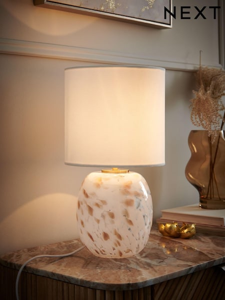 Brass Confetti Glass Table Lamp (941927) | €66