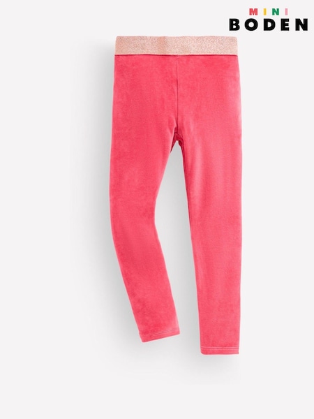 Qırmızı - Boden Velvet Leggings