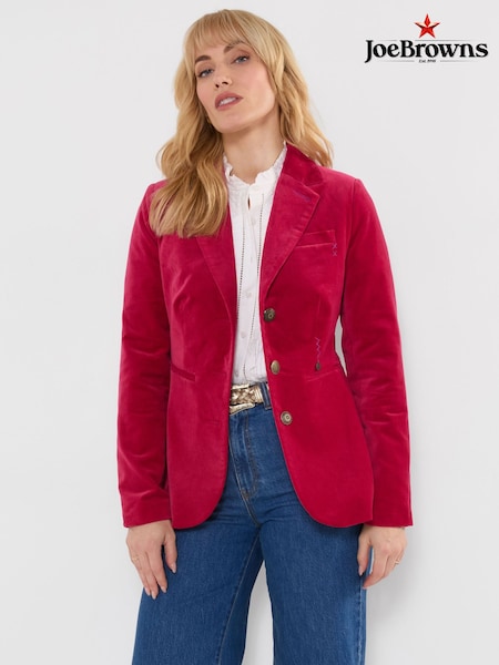 Rosa - Joe Browns Magnífico Blazer de fustão casaco