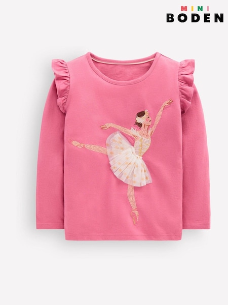 Rosa - Boden Long Sleeve Superstitch T-shirt