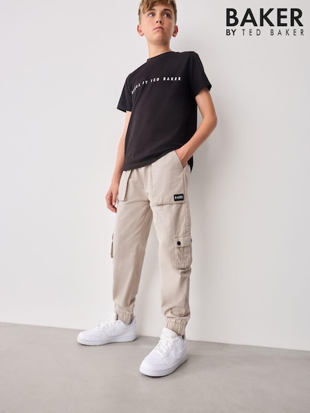 Baker by Ted Baker 100% Cotton Cargo Trousers (943106) | €43 - €50