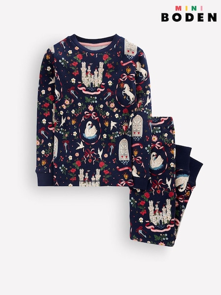 Blue - Boden Snug Glow-in-the-dark Pyjamas