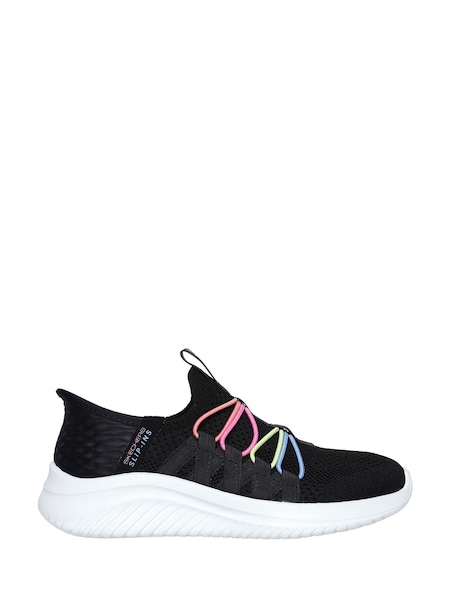 Zielony/szary - Wsuwane buty sportowe Skechers Ultra Flex 3.0 Bungee Fun (943233) | 170 zł