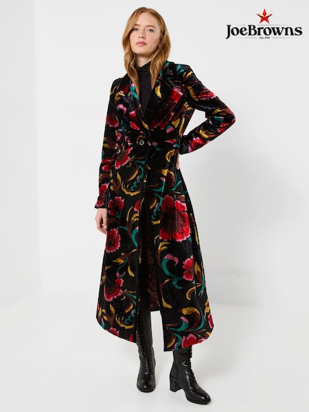 Crno - Joe Browns Remarkable Boutique Velvet Coat