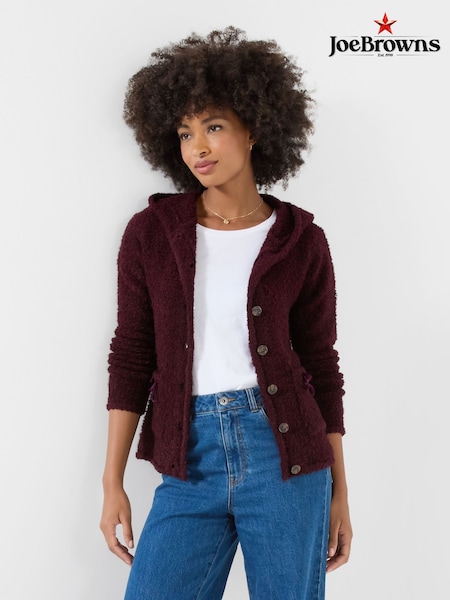 Brown - Joe Browns Favourite Hooded Button Through Cardigan
