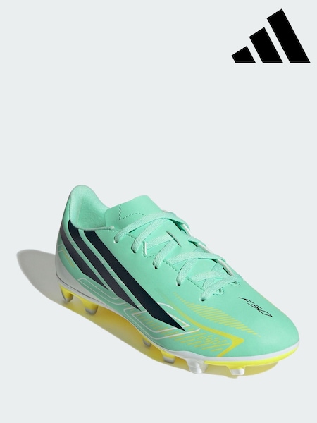 Green - Adidas F50 Hyperfast Club Firm Ground / Multi Ground Football Boots