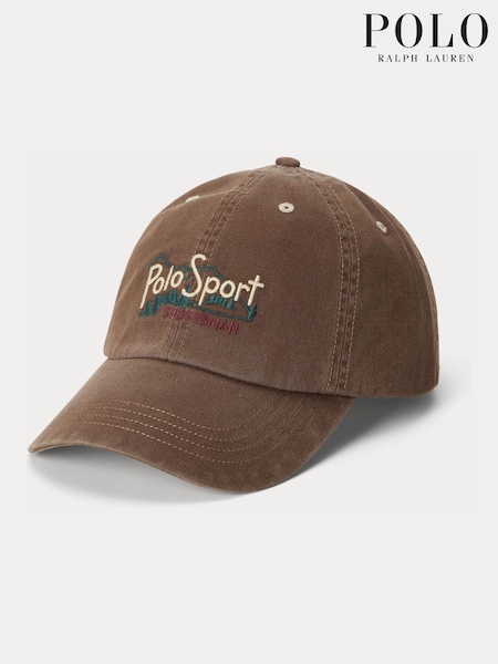 Brown - Regular Polo Ralph Lauren Woven Cap