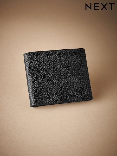 Signature Textured Leather Wallet (944730) | 90 zł