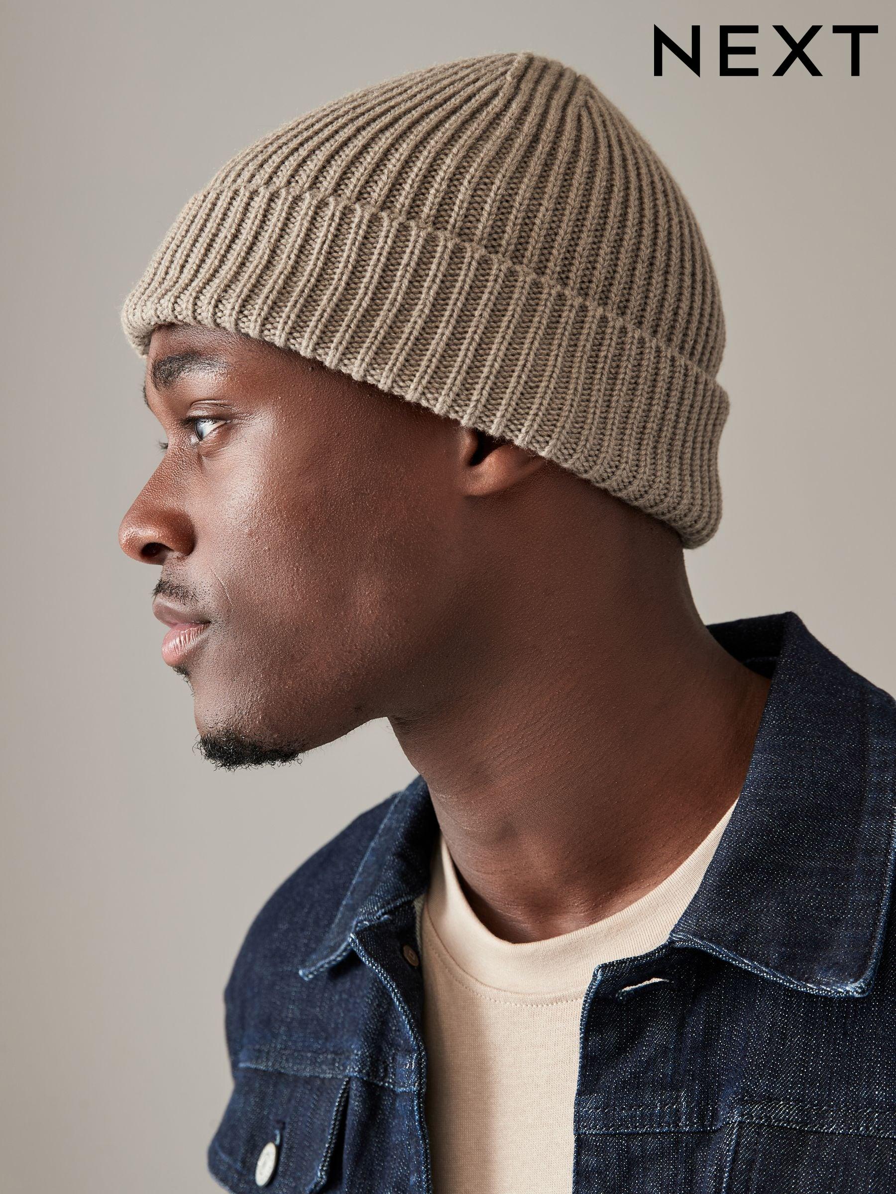 Men s Knitted Hats Chunky Knit Hats Next Luxembourg