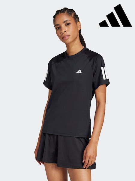 Қара - Adidas Club 3-stripes Tennis Climacool T-shirt