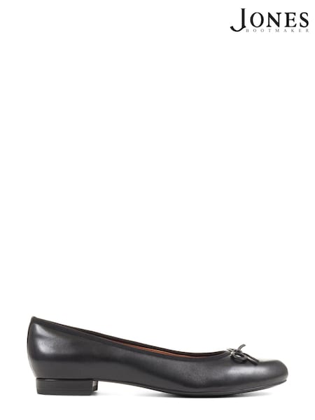 Schwarz - Jones Bootmaker – Soleil – flache Lederballerinas (945012) | 54 €