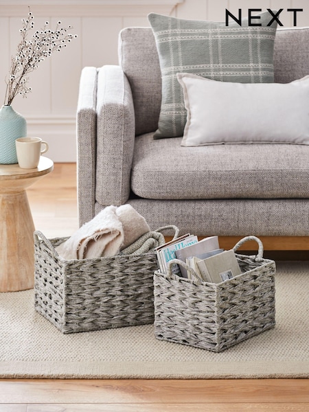Plastic Wicker Storage Basket (945249) | € 48