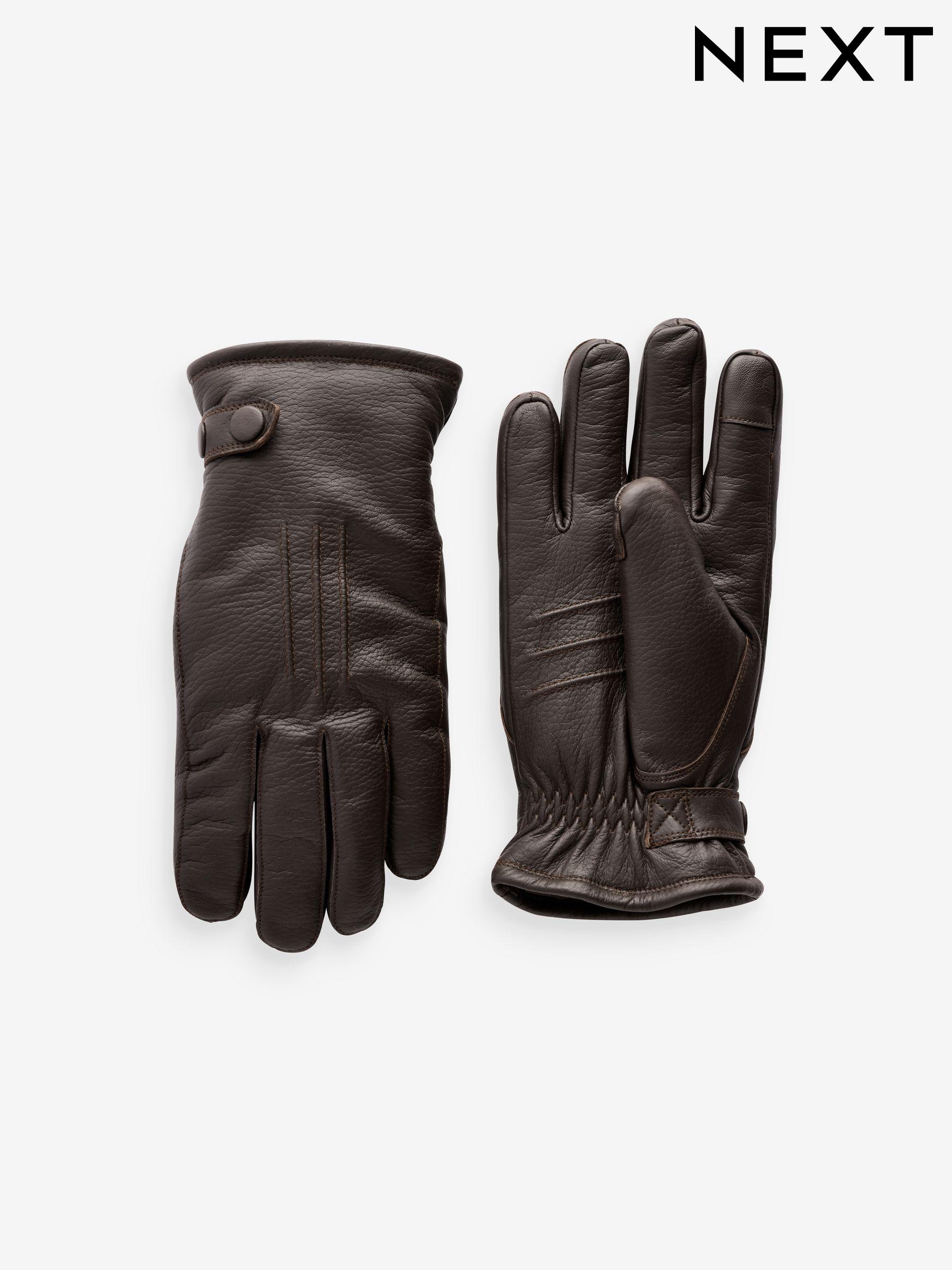 Men s Gloves Fleece Lined Hatsglovesscarves Next Luxembourg