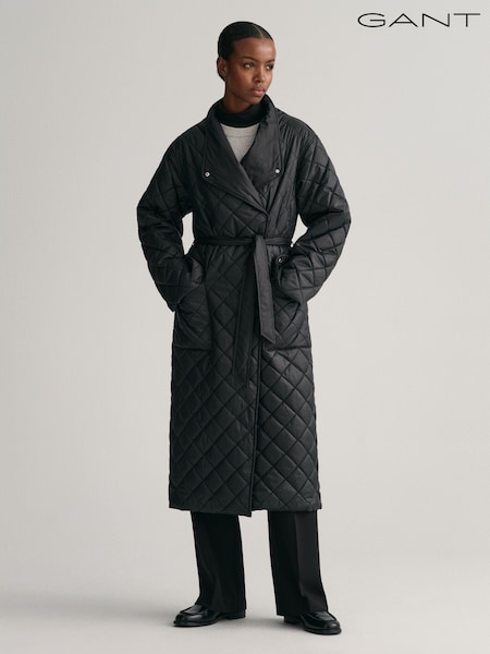 GANT Quilted Black Coat (945745) | €159